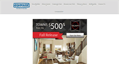 Desktop Screenshot of blog.highmarkhomes.ca